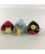 Angry Birds Space Plush Stuffed Lot Mini Toy Flingers Pencil Toppers Rovio - £23.19 GBP