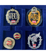 Vintage Set Of 5 Collectible Pins In Honour Of Austrian Service WBÖ - £9.49 GBP