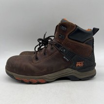 Timberland Pro Hypercharge Womens Brown Black 6&quot; Waterproof Work Boots Size 10 M - £43.50 GBP