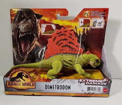 Jurassic World Dominion Dimetrodon Extreme Damage Dino Mattel 2021 Injured - £14.70 GBP