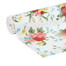 Pioneer Woman Sweet Rose Non-Adhesive Shelf Liner 12-in by 10-feet Floral Pack - £15.06 GBP