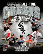 CHICAGO WHITE SOX ALL-TIME GREATS (12 LEGENDS, 3 CHAMPIONSHIPS)METAL SIG... - $24.74