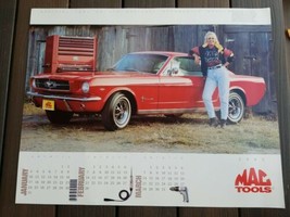 1993 MAC Tools Color Glossy Poster 1965 Ford Mustang Fastback 2 +2 - $12.99