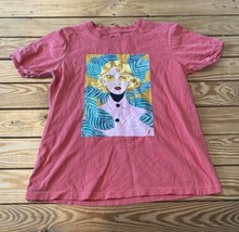 Bijou Karman Women’s Graphic T Shirt Size M Pink S2 - $12.77