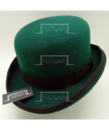 HATsanity Unisex Retro Wool Felt Formal Dura Bowler Hat #2 Green | Navy ... - £33.47 GBP