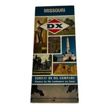 Vintage Missouri DX Brochure Sunray DX Oil Gas Company Historic Sites Street Map - £7.50 GBP