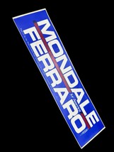 Mondale For America Ferraro Bumper Sticker Pennsylvania State Education ... - $10.00