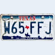 United States Texas Lone Star Passenger License Plate W65 FFJ - £13.13 GBP