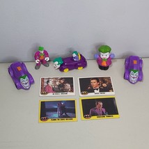 Joker DC Comics Figure And Card Lot 4 Cards, 5 Figures - $13.98