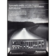 1984 Panasonic The Commander Car Stereo Equalizer Vintage Print Ad Wall Art 80s - £8.48 GBP