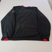 Sport Tek JST62 NEWLY WEDS FOODS Men XL Black Windbreaker Pullover V-Neck Jacket image 2