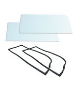 Full Windshield (2 Halves) plus Full Gasket, 2 pc, POLYCARBONATE, fits H... - $12,166.80 MXN