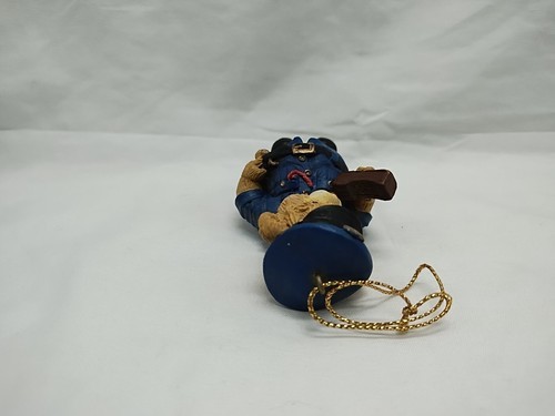 Vintage Bear Policeman Christmas Holiday Ornament 3" Item image 5