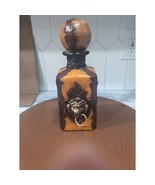 Italian Leather Wrapped Glass Decanter, MCM Barware, Liquor Bottle, Home... - $39.60