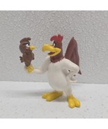 Vintage Looney Tunes Foghorn Leghorn &amp; Henry Hawk Chicken PVC Figure App... - €17,90 EUR