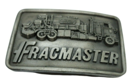 Vintage Belt Buckle Fracmaster Trucking Oil Big Rig Pewter rockabilly tr... - £19.14 GBP