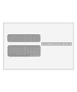 Self-Seal Double Window Envelope for 2up W-2 Forms - €42,49 EUR