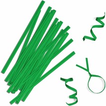 24000 Twist Ties 4 Inch Paper Green For Party Cello Candy Bags Cake Pops - £111.96 GBP