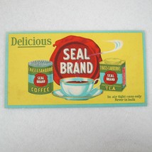 Vintage 1920s Advertising Ink Blotter Chase &amp; Sanborn&#39;s Seal Brand Coffe... - $12.99