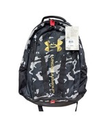 Under Armour UA Hustle 5.0 Backpack Black / Gold Camo - $29.69