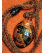 Black Panther Hudson rvr stone necklace.C.2020. - $380.79 MXN