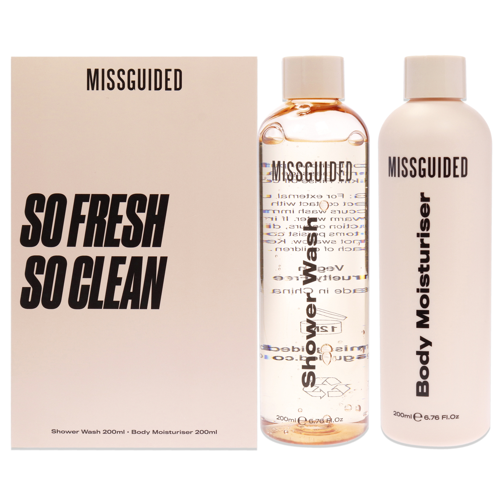 So Fresh So Clean Set 6.76oz Shawer Wash, 6.76oz Body Moisturizer BY Mis... - $12.72