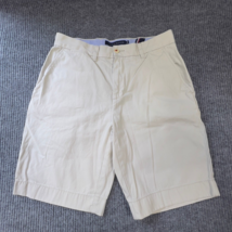 Tommy Hilfiger Chino Shorts Men 30 Khaki Tan Classic Fit Casual Work Bea... - $17.51