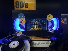 Retro VHS Lamp,Highlander,Top Quality Amazing Gift For Any Movie Fan,Man... - £14.94 GBP
