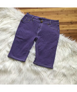 Like an Angel Girls Capri Shorts Size M Medium Purple 26in Waist Stretch - $35.37 CAD
