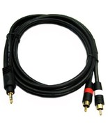 50 ft. TechCraft 3.5mm Stereo to 2-RCA Splitter Premium Quality Cable - ... - $432.99 MXN