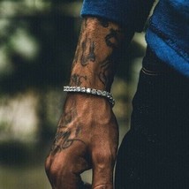 (6MM) Redondo Imitación Helado Diamante Hombre Tenis Brazalete Puro 925 ... - $310.92 CAD