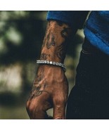 (6MM) Redondo Imitación Helado Diamante Hombre Tenis Brazalete Puro 925 ... - $308.10 CAD
