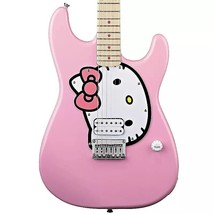 Fishbone PINK Strat 2024 Pink Hello kitty With fishbone gig bag, Strap, Pick - £207.03 GBP