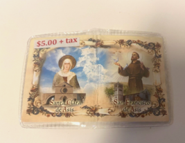 San Francisco de Assisi, Oracion de Bendicion + Imagen en Pewter,En Espanol - $5.00