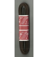 27&quot; BROWN Waxed Round Thin Golf Dress LACES 3 4 eyelet shoe Mitchellace ... - $29.64 CAD