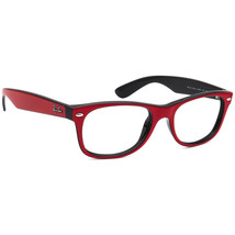 Ray-Ban Sunglasses Frame Only RB 2132 New Wayfarer 769 Red/Black Italy 52 mm - £136.21 GBP