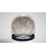 Coin DISPLAY STANDS for Silver Eagle/ Morgan/Peace/IKE Dollar Capsules (... - £52.28 GBP
