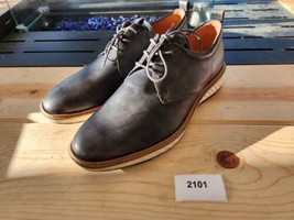 Ecco ST.1 Hybrid Plain Toe Blue Leather Casual Shoes Sneakers Men&#39;s 43 /... - £101.85 GBP