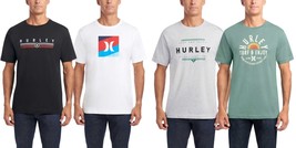 NWT Hurley Men&#39;s  2-Pack Classic Crewneck Graphic Tees XXL  - Pick Your Color - £15.95 GBP