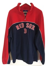 Genuine Merchandise Reebok Boston Red Sox Fleece Quarter Zip Pullover Me... - $23.75