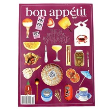 Bon Appetit Magazine October 2023 24 Best New Restaurants of the Year Recipes - £1.76 GBP