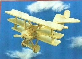 Legends Of The Air #401 Fokker Triplane Wooden Aircraft Model Kit Sealed Box - £6.19 GBP