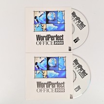 Vintage Corel WordPerfect Office 2000 CD-ROM 2 Disc For Windows 95 &amp; 98 - £3.98 GBP