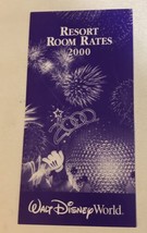 2000 Walt Disney World Room Rates Vintage Brochure BR15 - $9.89