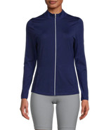 NWT Ladies GOTTEX Navy Blue Golf Tennis Long Sleeve Zip Jacket S M L XL - $951.78 MXN