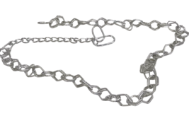 Vintage Belt Eloxal Aluminum Metal Lightweight Chain Boho Hippy 34&quot; Hong... - £11.84 GBP
