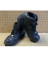 Men Size 9.5 Nike Air Force 1 Mid Triple Black All Leather Orignal CW228... - $90.90 CAD