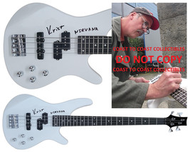 Krist Novoselic Nirvana signed Electric Bass guitar COA exact proof auto... - £870.49 GBP