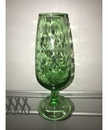 Optic Swirl Vase MCM Italian Empoli Art Glass Vintage Decor MOD Chic 196... - $53.10 CAD