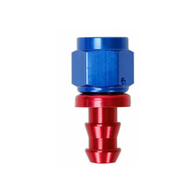 10AN AN10 Straight Push Lock Universal Hose End Fitting/Adaptor Red&amp;Blue - £4.44 GBP